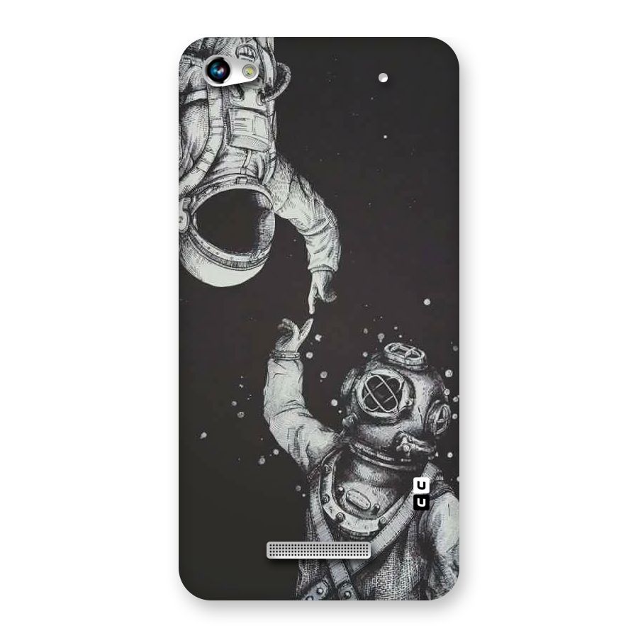 Space Meeting Back Case for Micromax Hue 2