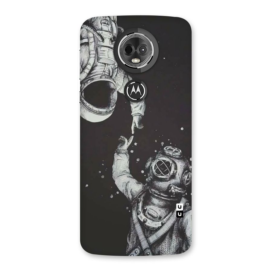 Space Meeting Back Case for Moto E5 Plus