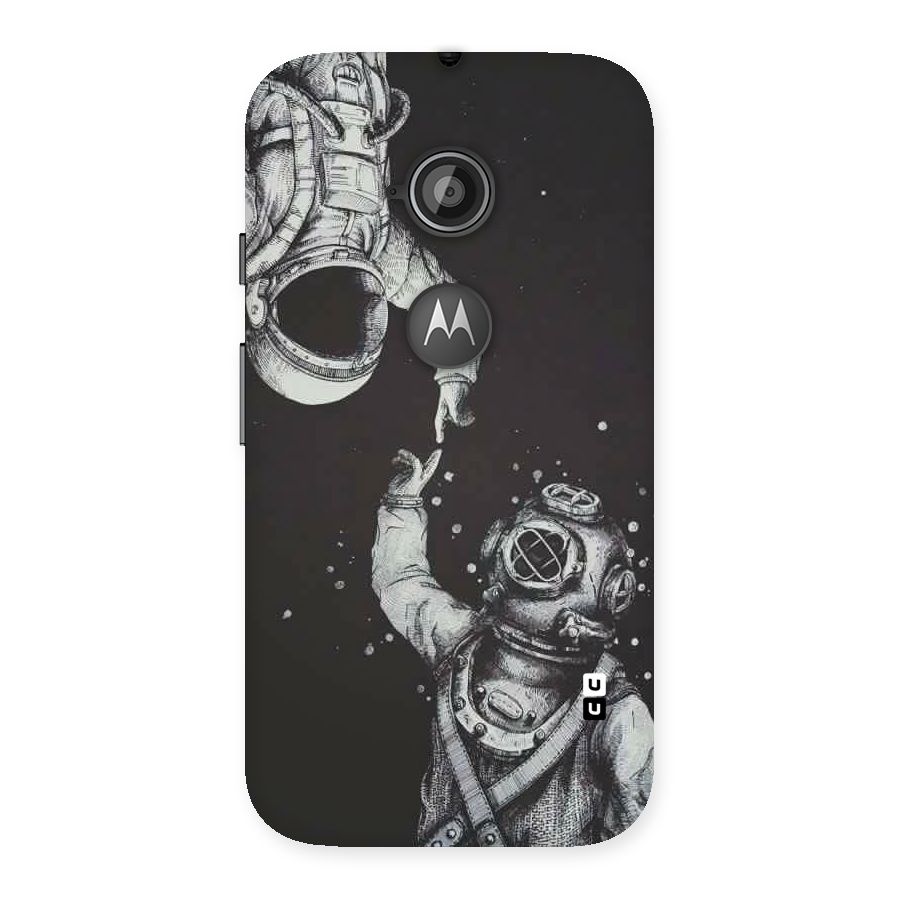 Space Meeting Back Case for Moto E 2nd Gen