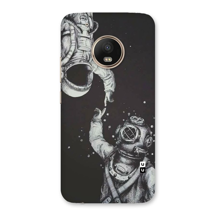 Space Meeting Back Case for Moto G5 Plus
