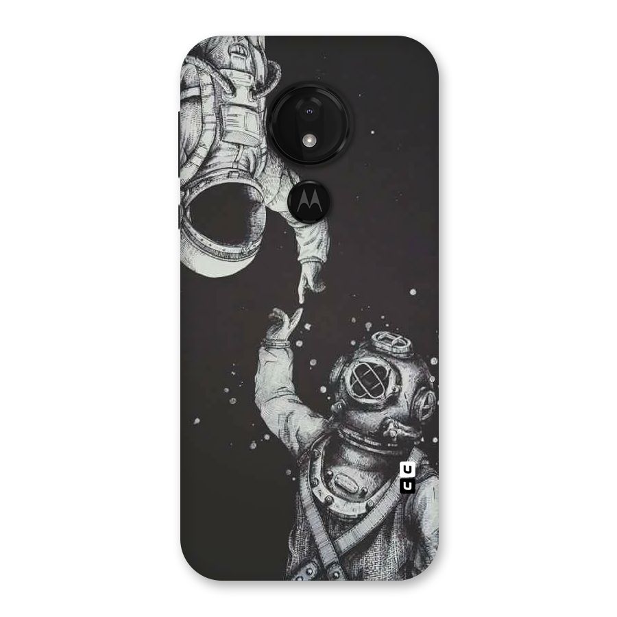 Space Meeting Back Case for Moto G7 Power
