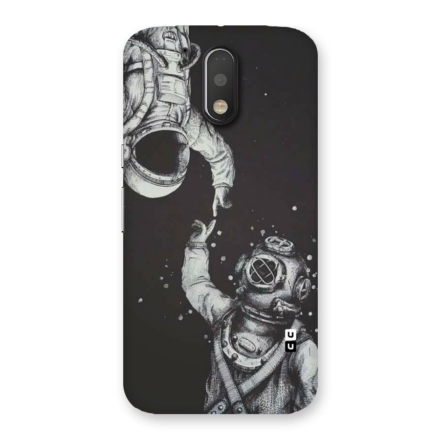 Space Meeting Back Case for Motorola Moto G4 Plus