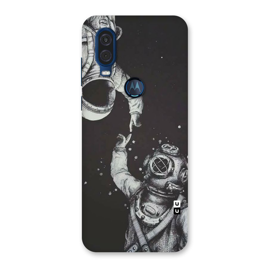 Space Meeting Back Case for Motorola One Vision
