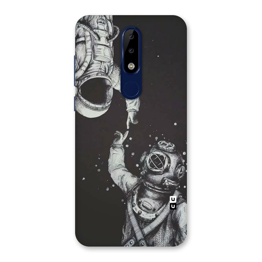 Space Meeting Back Case for Nokia 5.1 Plus