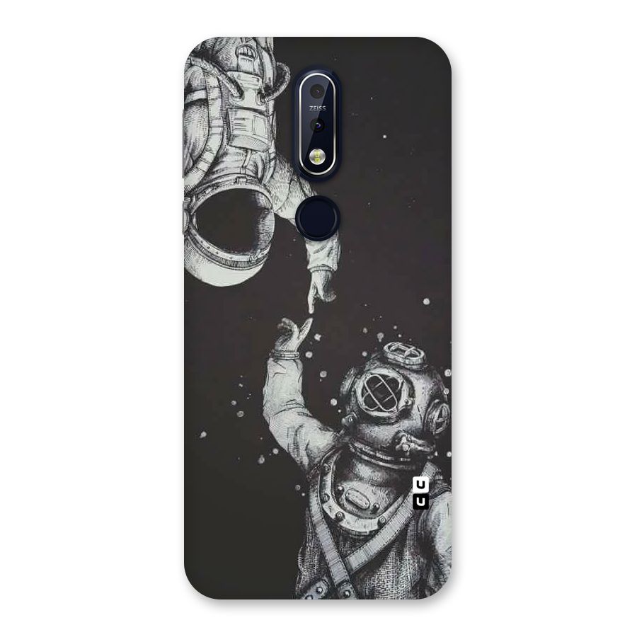 Space Meeting Back Case for Nokia 7.1