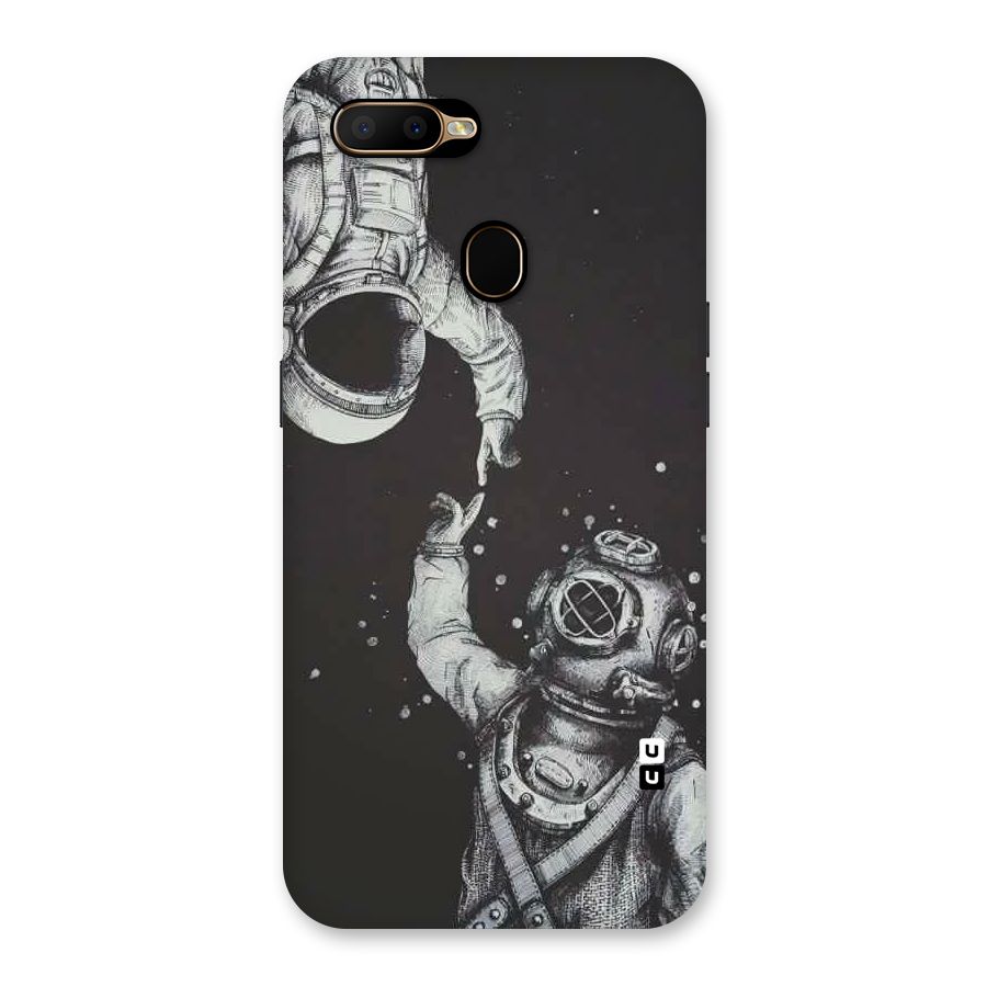 Space Meeting Back Case for Oppo A5s