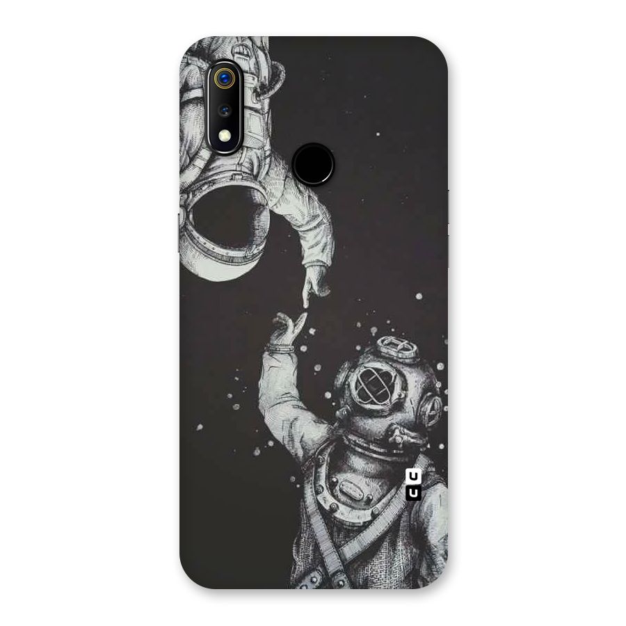 Space Meeting Back Case for Realme 3