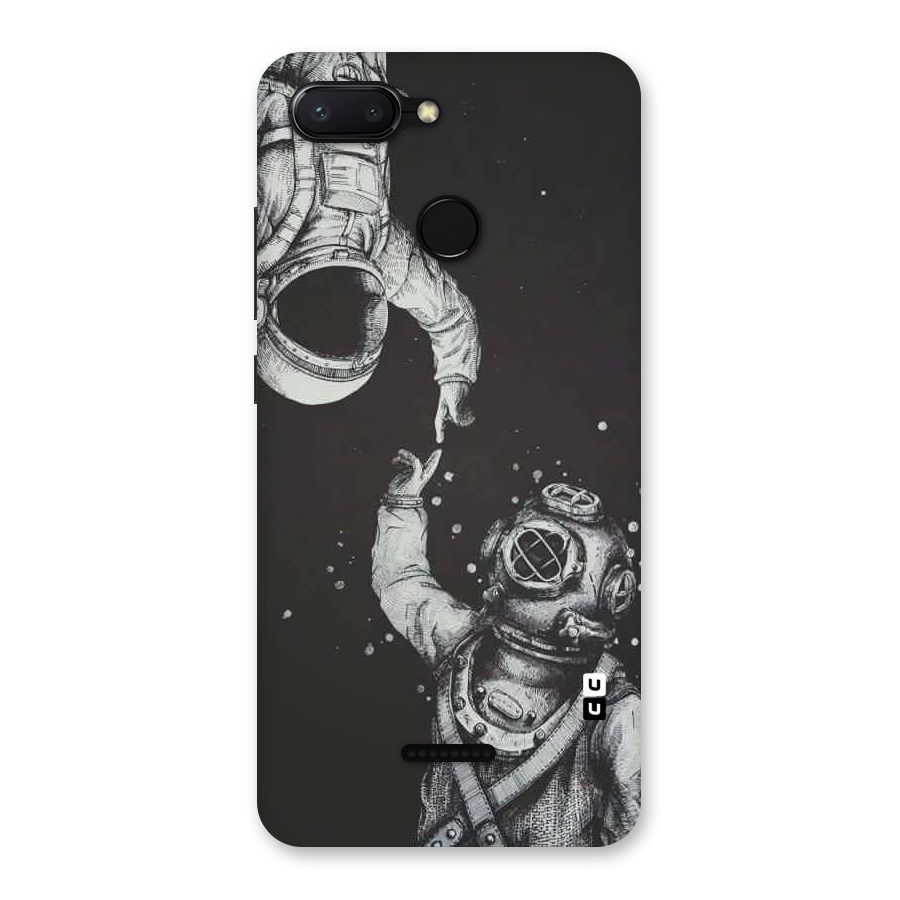 Space Meeting Back Case for Redmi 6