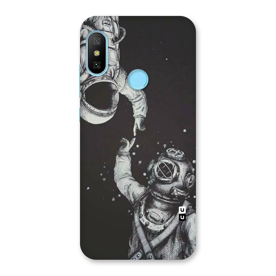 Space Meeting Back Case for Redmi 6 Pro