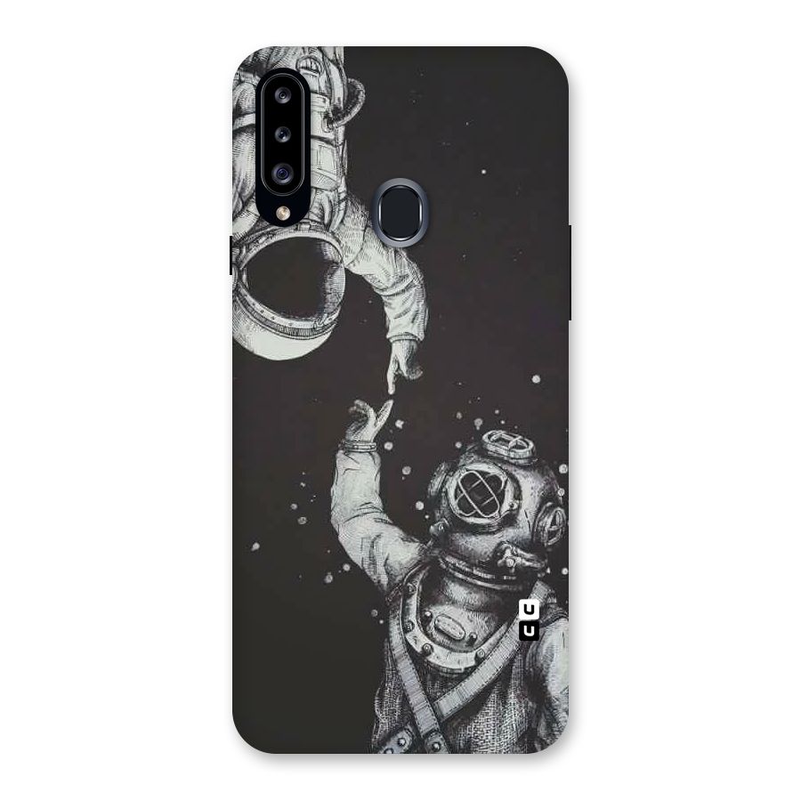Space Meeting Back Case for Samsung Galaxy A20s
