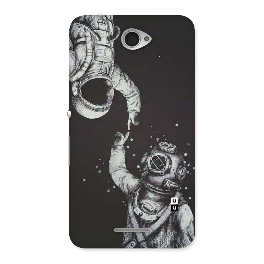 Space Meeting Back Case for Sony Xperia E4