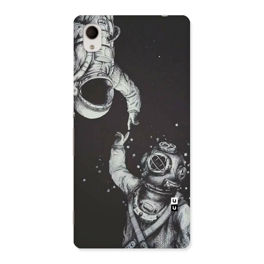 Space Meeting Back Case for Sony Xperia M4