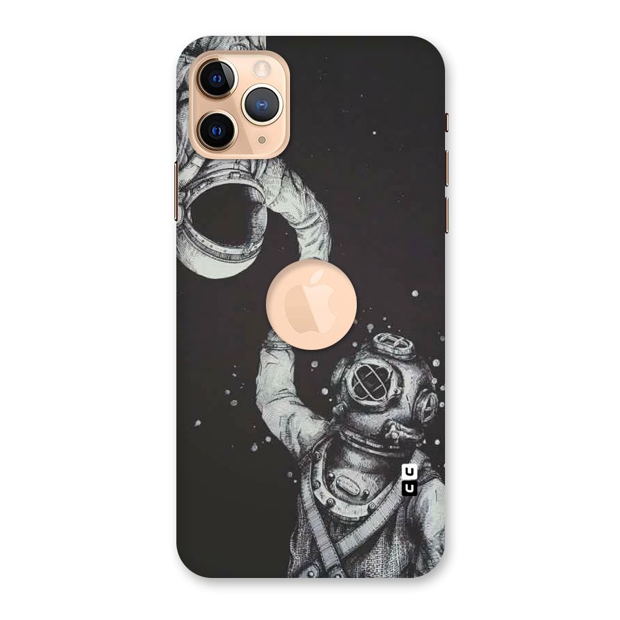 Space Meeting Back Case for iPhone 11 Pro Max Logo Cut