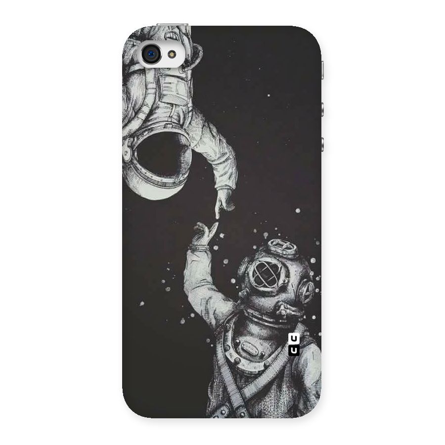 Space Meeting Back Case for iPhone 4 4s