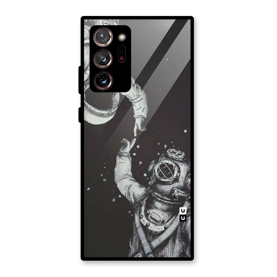 Space Meeting Glass Back Case for Galaxy Note 20 Ultra 5G
