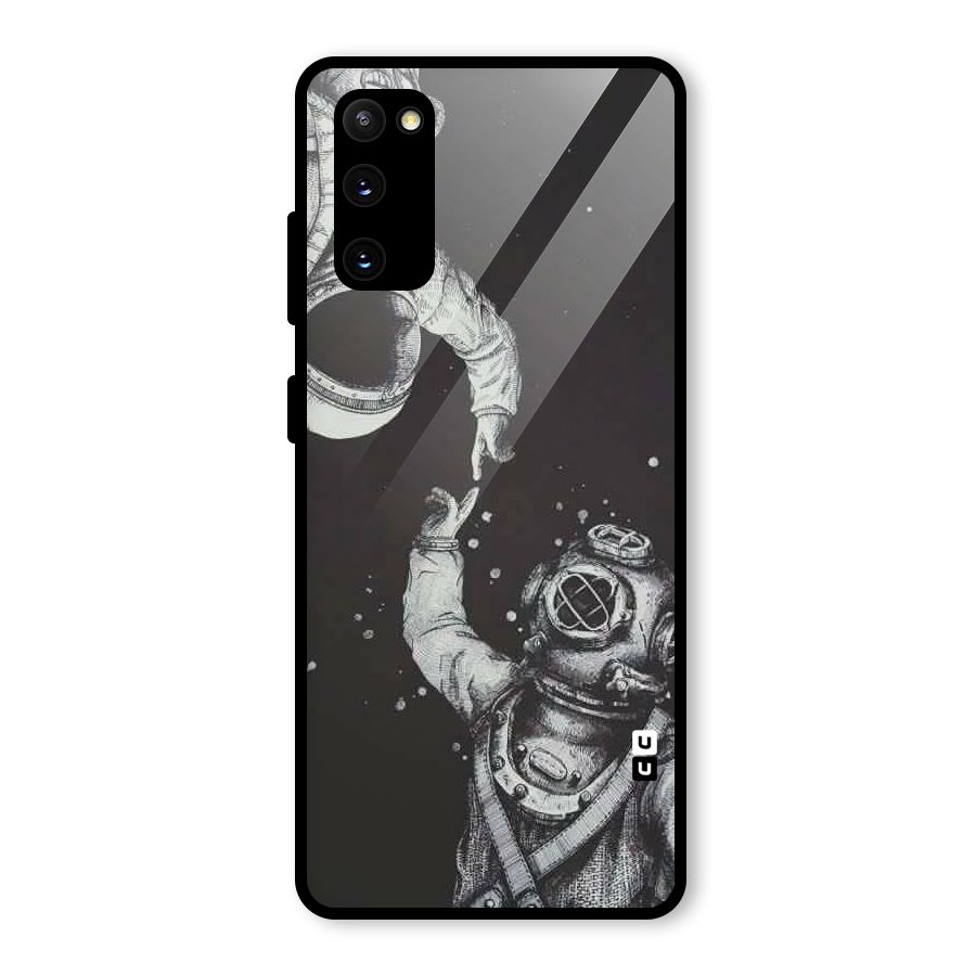 Space Meeting Glass Back Case for Galaxy S20 FE 5G