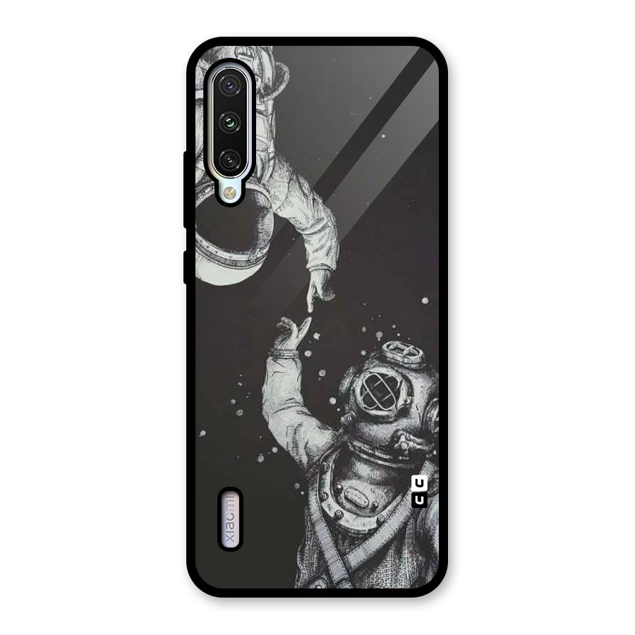 Space Meeting Glass Back Case for Mi A3