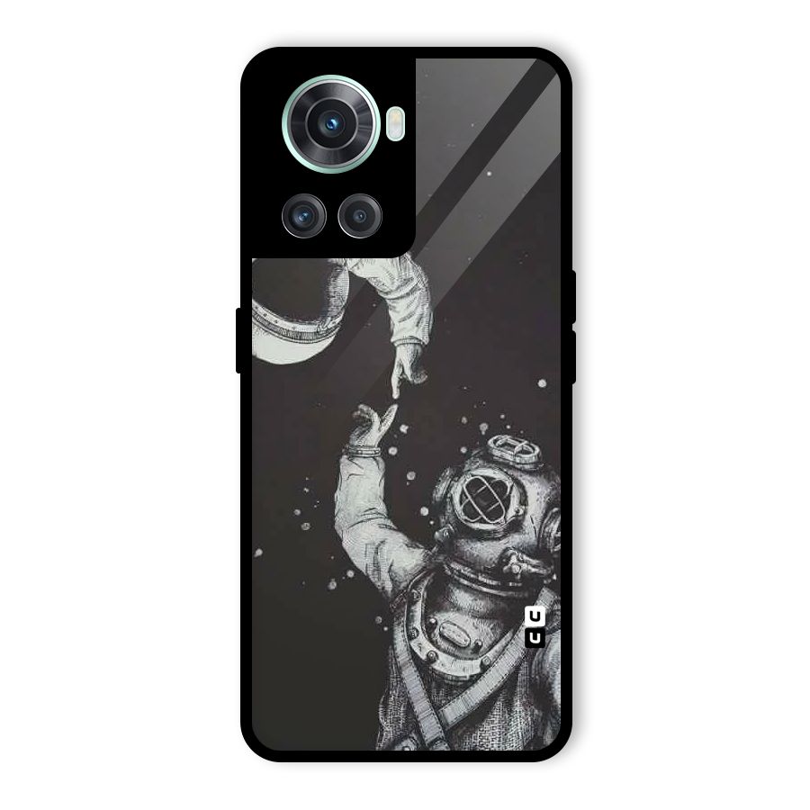 Space Meeting Glass Back Case for OnePlus 10R