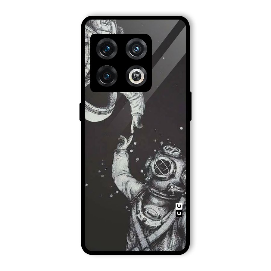 Space Meeting Glass Back Case for OnePlus 10 Pro 5G