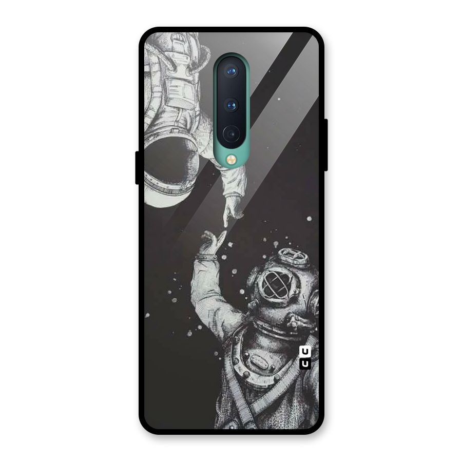 Space Meeting Glass Back Case for OnePlus 8