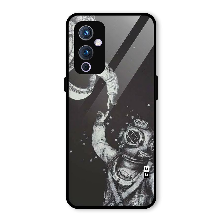 Space Meeting Glass Back Case for OnePlus 9