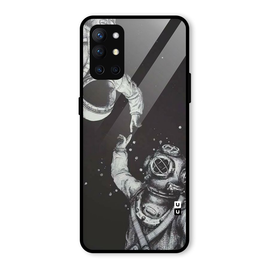 Space Meeting Glass Back Case for OnePlus 9R
