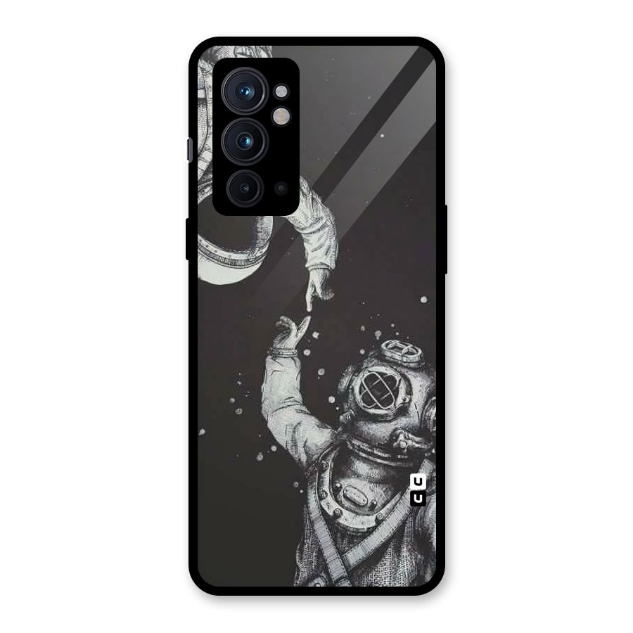 Space Meeting Glass Back Case for OnePlus 9RT 5G
