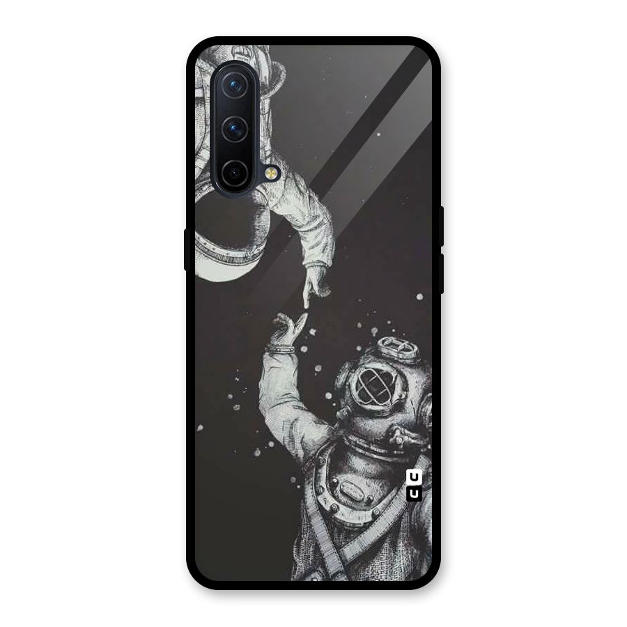 Space Meeting Glass Back Case for OnePlus Nord CE 5G