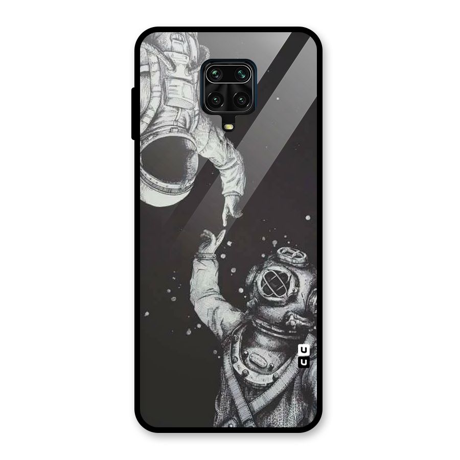 Space Meeting Glass Back Case for Poco M2 Pro