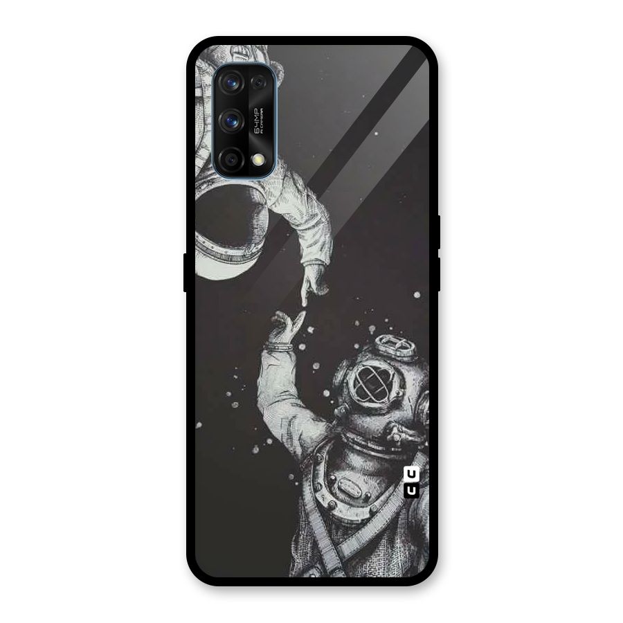 Space Meeting Glass Back Case for Realme 7 Pro