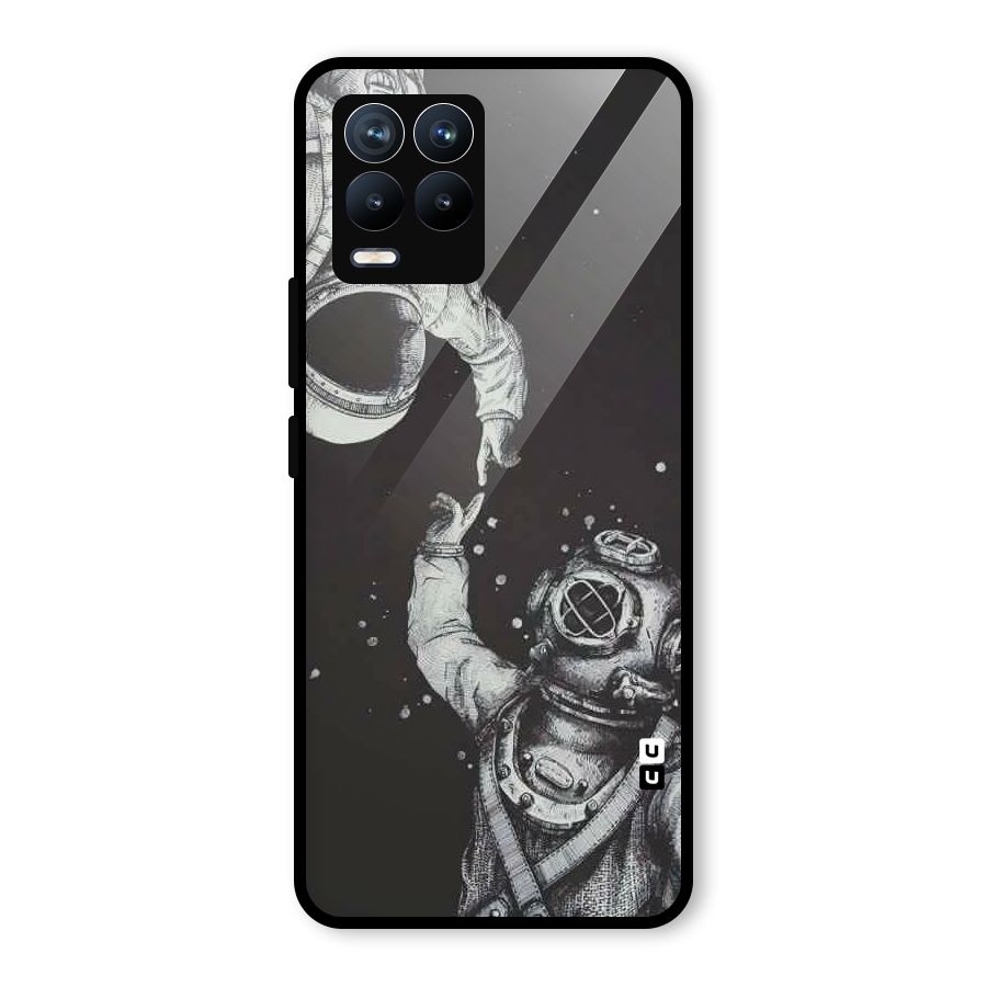 Space Meeting Glass Back Case for Realme 8