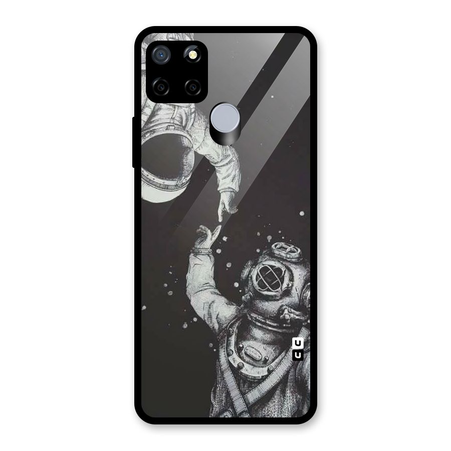 Space Meeting Glass Back Case for Realme C12