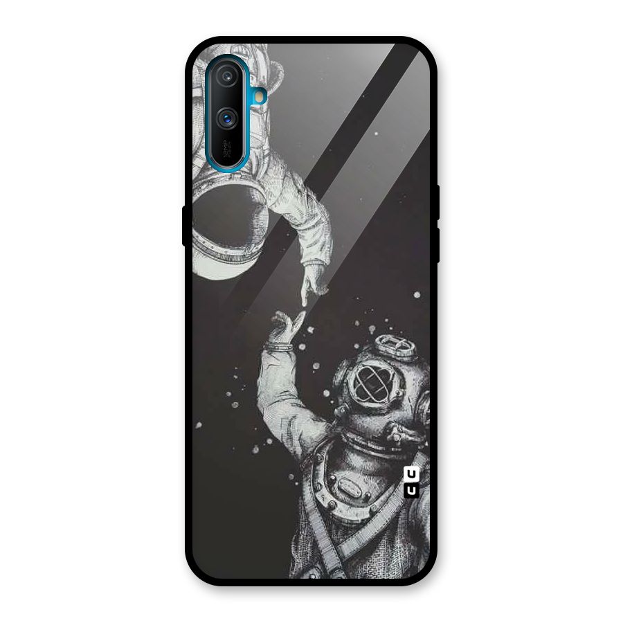 Space Meeting Glass Back Case for Realme C3