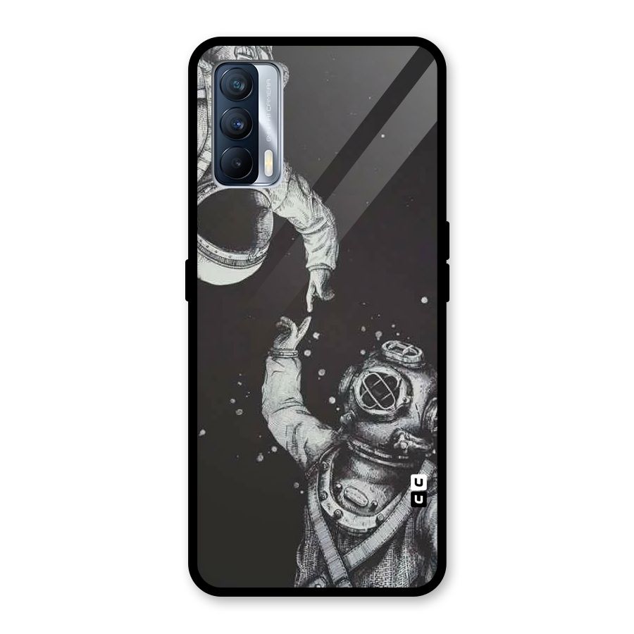 Space Meeting Glass Back Case for Realme X7