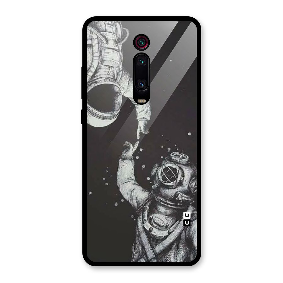 Space Meeting Glass Back Case for Redmi K20