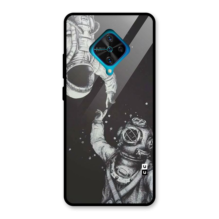 Space Meeting Glass Back Case for Vivo S1 Pro