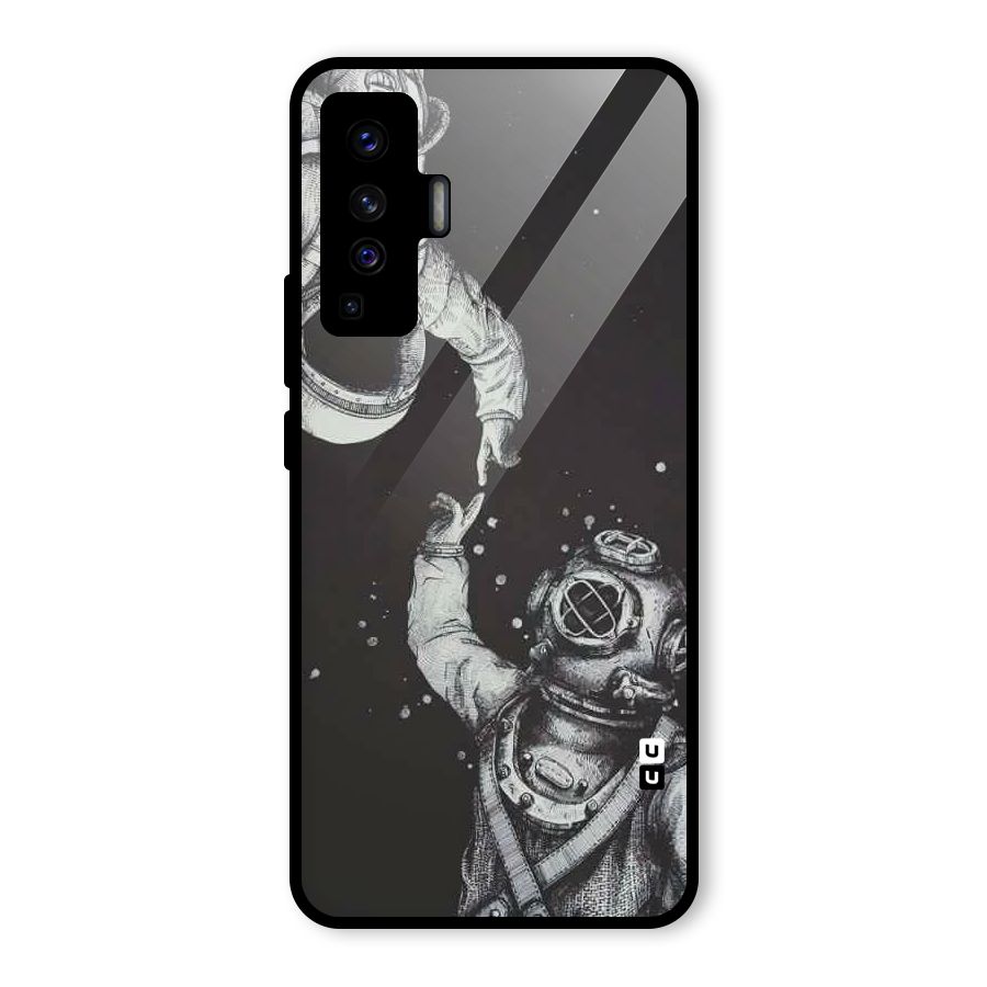 Space Meeting Glass Back Case for Vivo X50