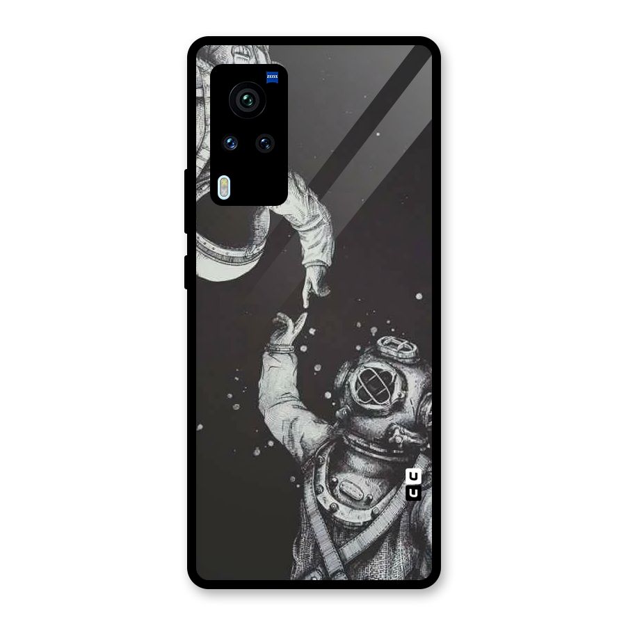Space Meeting Glass Back Case for Vivo X60 Pro