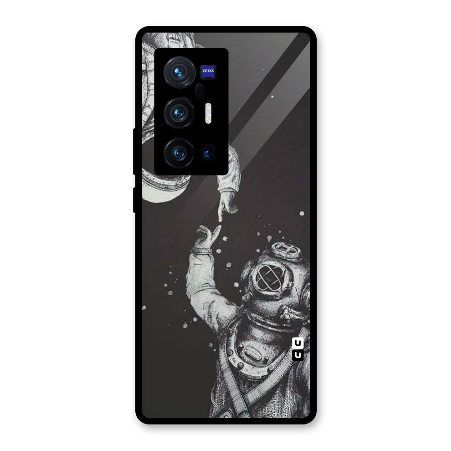 Space Meeting Glass Back Case for Vivo X70 Pro Plus