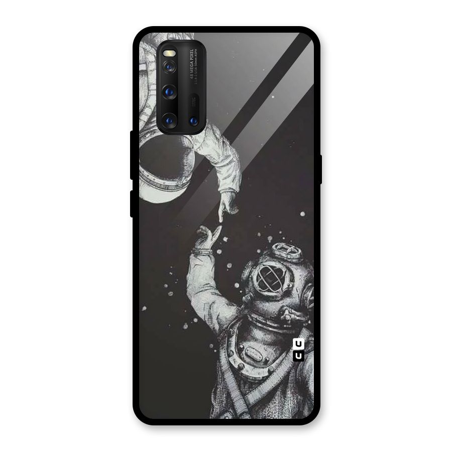 Space Meeting Glass Back Case for Vivo iQOO 3