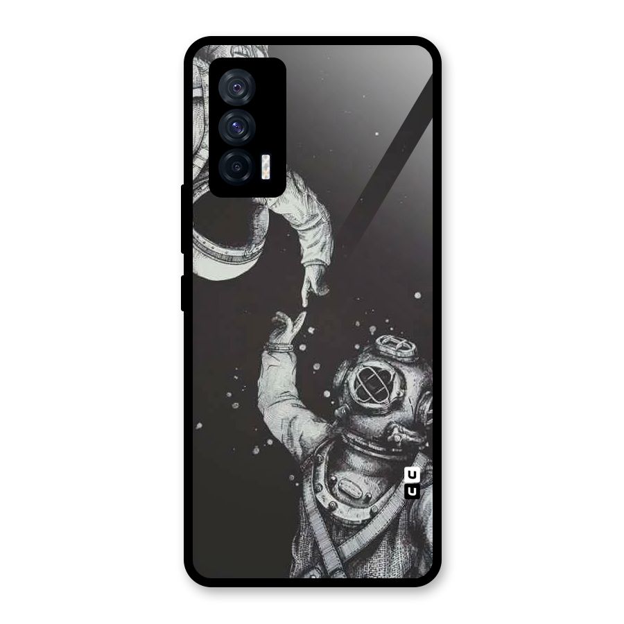 Space Meeting Glass Back Case for Vivo iQOO 7 5G