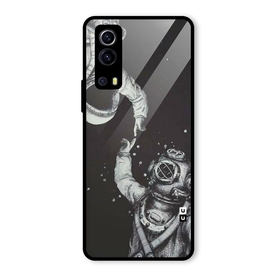 Space Meeting Glass Back Case for Vivo iQOO Z3