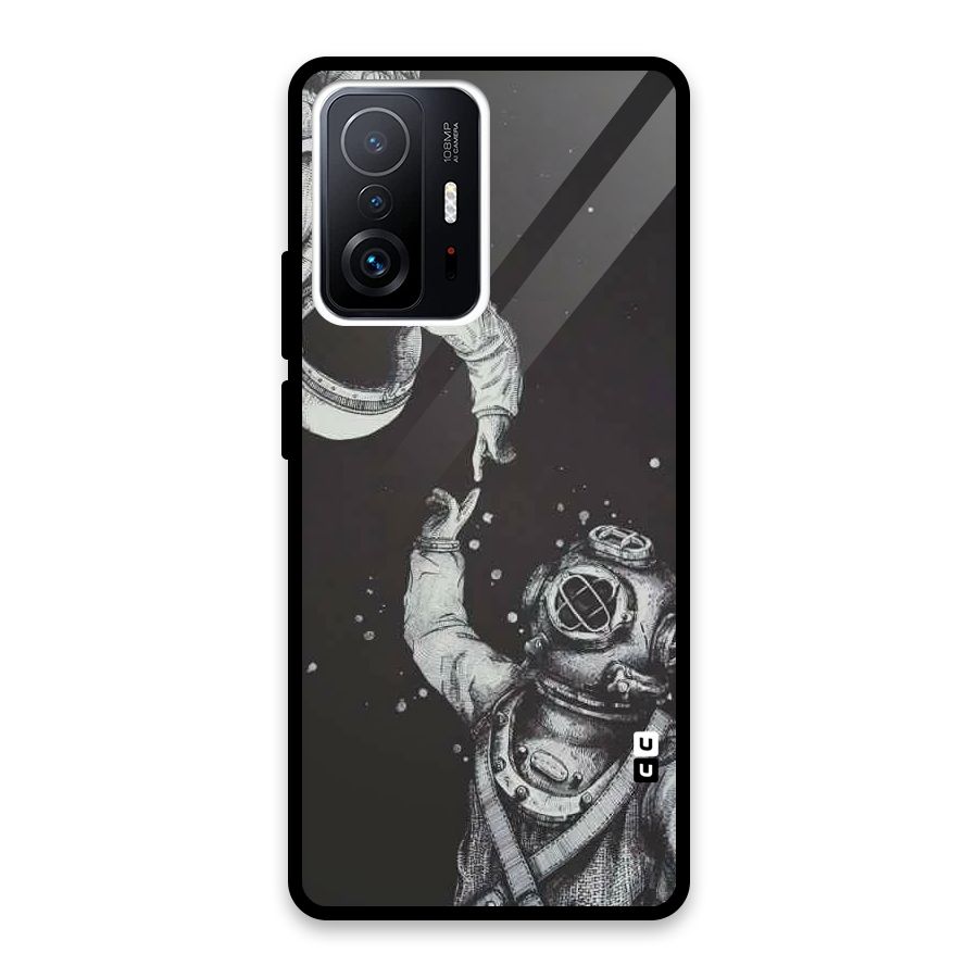 Space Meeting Glass Back Case for Xiaomi 11T Pro