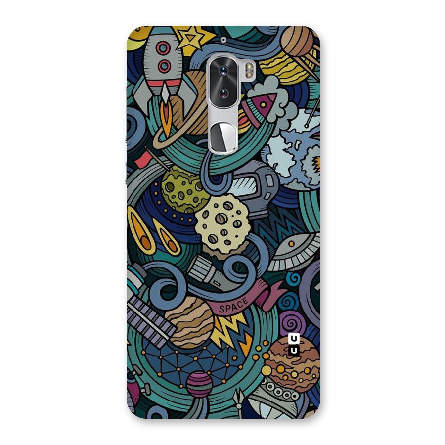 Space Pattern Blue Back Case for Coolpad Cool 1