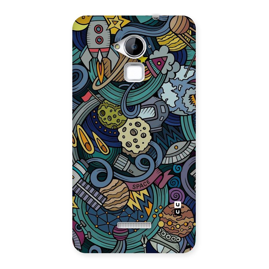 Space Pattern Blue Back Case for Coolpad Note 3