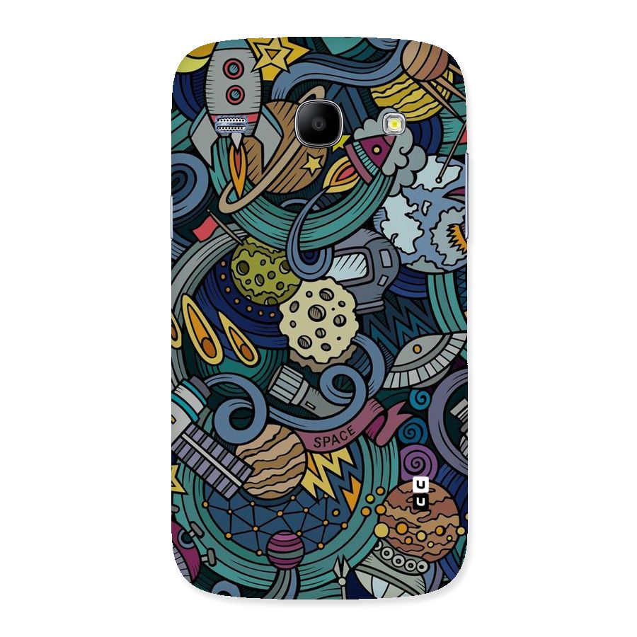 Space Pattern Blue Back Case for Galaxy Core