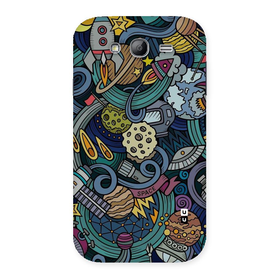 Space Pattern Blue Back Case for Galaxy Grand Neo Plus