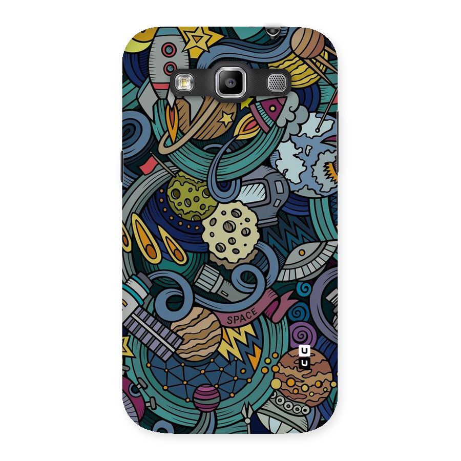 Space Pattern Blue Back Case for Galaxy Grand Quattro