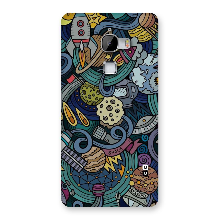 Space Pattern Blue Back Case for LeTv Le Max