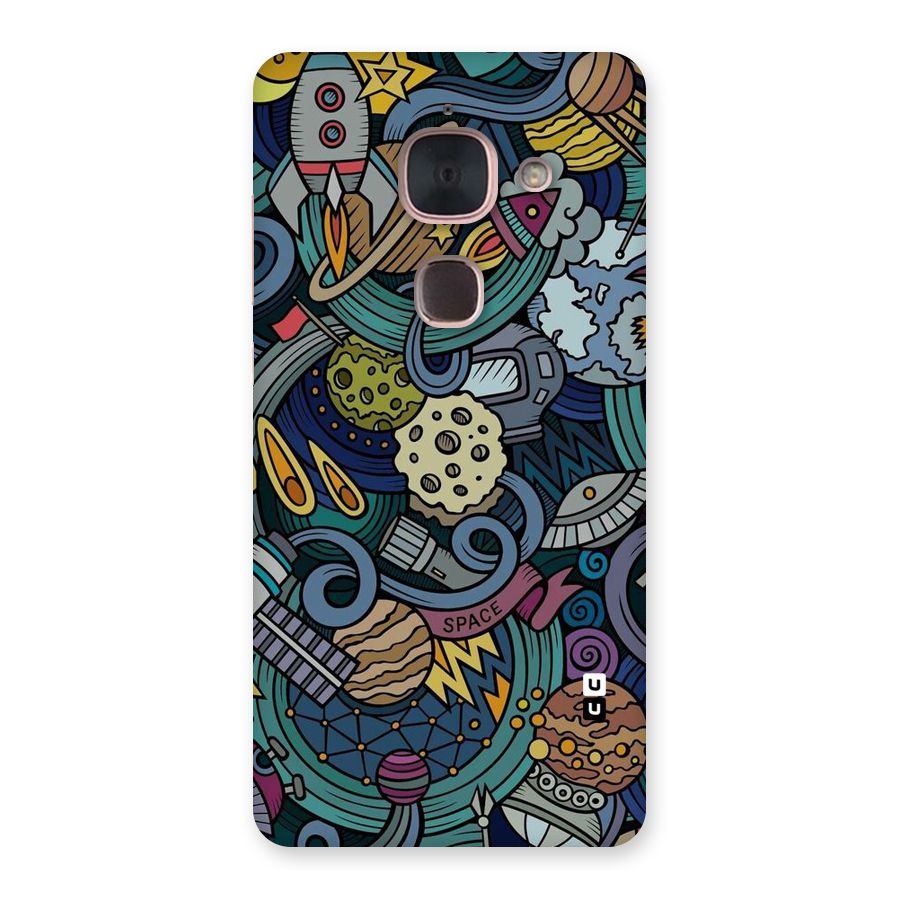 Space Pattern Blue Back Case for Le Max 2